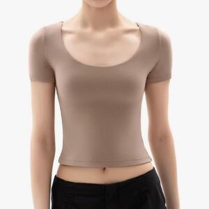 Elegant workout Tan Women's Top